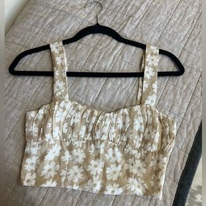 Neutral Princess Polly crop top